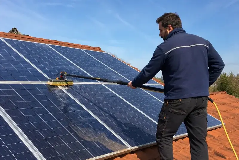 Nettoyage et entretien de panneaux solaires à Rébénacq